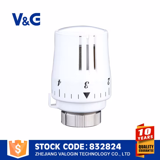 Tête de sélecteur de température de radiateur thermostatique automatique