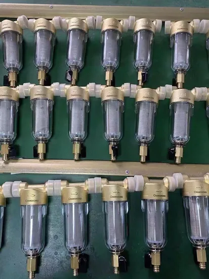 Préfiltre manuel de filtre à eau de lavage à contre-courant de qualité supérieure de maille de l'acier inoxydable 316